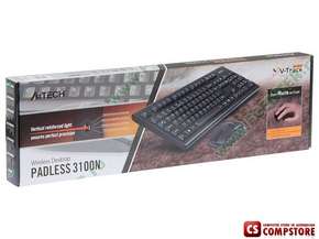 Keyboard, Mouse A4Tech 3100N V-Track Wireless Desktop (PADLESS)