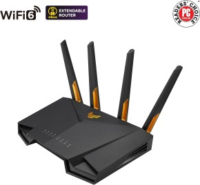 ASUS TUF Gaming AX3000 V2 Dual Band WiFi 6 Gaming Router (90IG0790-MO3B00)
