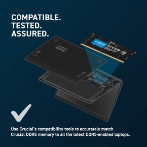 DDR5 Crucial 16 GB 4800 MHz SODIMM (1x16)