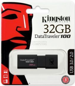 Kingston DataTraveler G3 100 32 GB USB 3.0 (DT100G3/32GB)