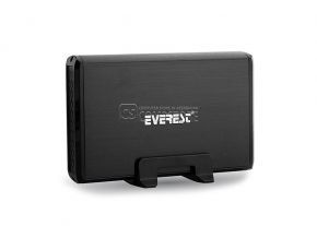Everest HD3-354 External 3.5 USB 3.0 HDD Case Black