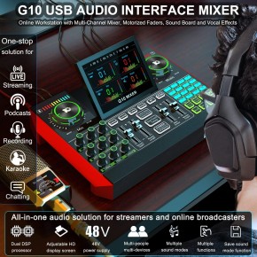 TikTok G10 Mixer Sound Card