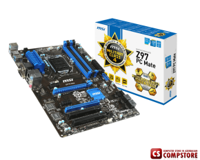 Mainboard MSI Z97 PC MATE (Supports 4th and 5th Gen Intel® Core™ / Pentium® / Celeron® processors for LGA 1150 socket)