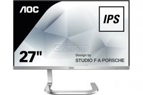 AOC Porsche Design 27-inch Monitor  (PDS271/89,ME) (IPS WLED | HDMI | FHD | eSaver | 4ms)