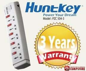 HuntKey Power strip PZC504-4 3 metr Elektrik uzadıcı