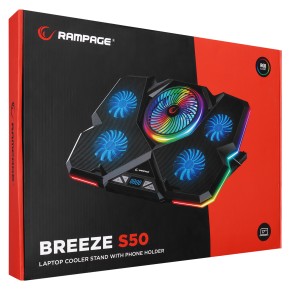 Rampage Breeze S50 Gaming Cooling Pad