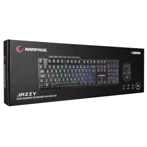 Rampage KM-9858 JAZZY Gaming Keyboard & Mouse