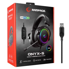 Rampage ONYX-S RGB Gaming Headset