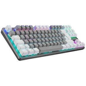 Rampage SNUG K14 Gray & White Blue Switch Gaming Keyboard