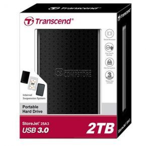 External HDD Transcend 25A3 2 TB (TS2TSJ25A3K)