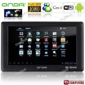 Планшет "ONDA" VX610W 7" Display Touch Android 4.0.3 OS Tablet PC with WiFi/ G-sensor (CPU 1008.0MHZ / RAM 354.2MB / 8GB HD)