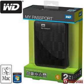 Western Digital My Passport 2 TB External HDD USB 3.0