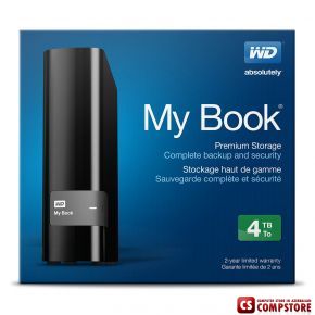 Western Digital 4TB My Book Desktop External Hard Drive USB 3.0 (WDBFJK0040HBK-NESN)