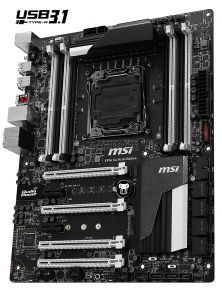 Mainboard MSI X99A SLI KRAIT EDITION (LGA 2011-3 | DDR4 | SLI | USB 3.1)