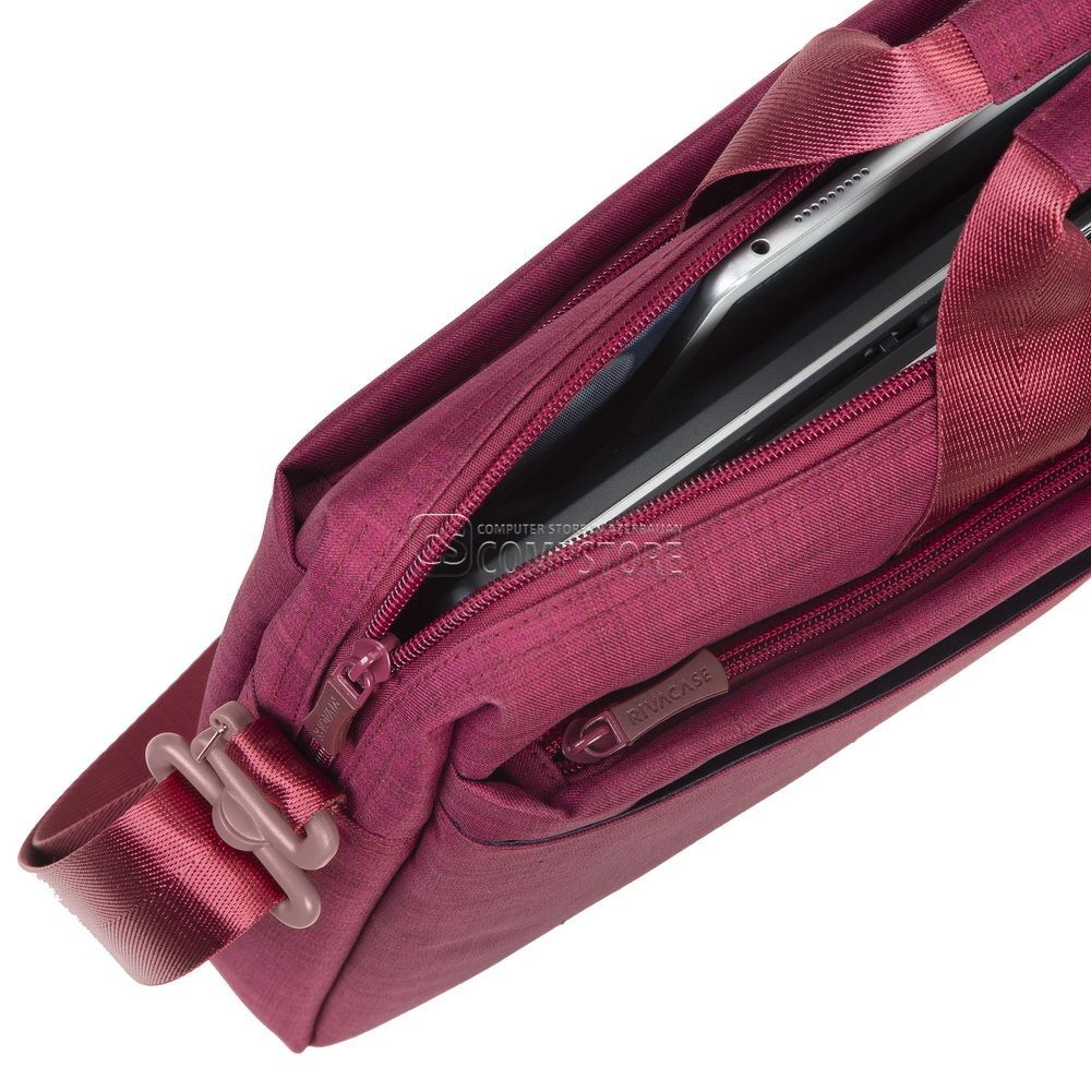RivaCase Biscayne 8335 15.6-inch noutbuk çantası. Qirmizi noutbuk .