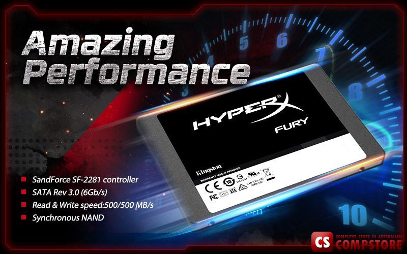 Vervolgen vervolging werknemer SSD Kingston HyperX Fury 120 GB (SHFS37A/120G) купить и цена в Баку.  Sürətlı SSD disk Bakıda ən ucuz qiymətə almaq