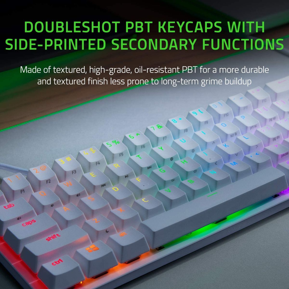 Клавиатура Razer Huntsman Mini Mercury Edition (RZ03-03390100-R3M1 ...