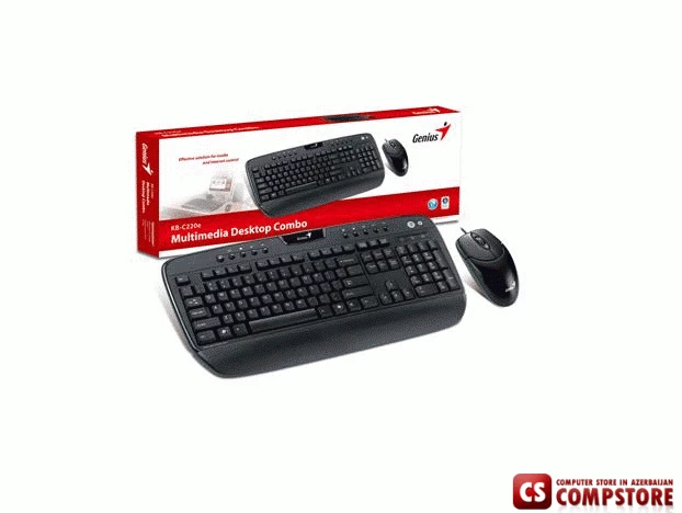 Клавиатура Genius KB-C220e Ergo Black (USB)