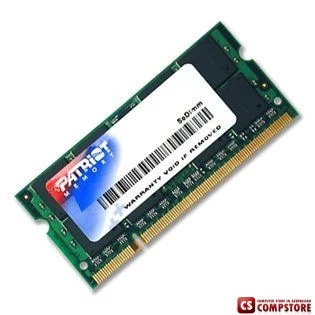SoDimm Patriot  4 GB (PC3-10600 1333MHz CL9)
