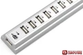USB HUB 10 Port Hi-Speed with External Power Source