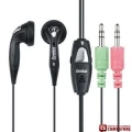 Genius HS-200A Stereo Ear Bud w/mute Headset