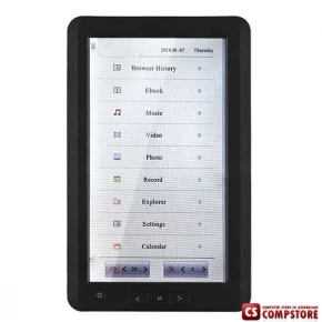 E-Book Reader Media Player PDF Reader with Voice Recorder