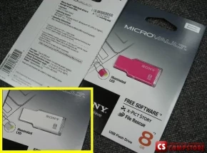 USB Flash Driver Sony MicroVault 8 GB (USM8GM)
