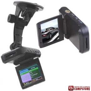 Авто Видео регистратор  Compact 2.5" LCD Windshield Suction Style Car CMOS Rechargeable Camcorder Vehicle Video Recorder+ Car Charger