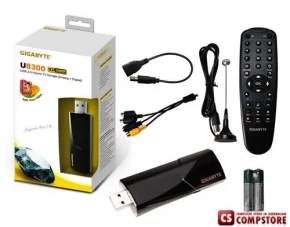 ТВ Тюнер Gigabyte - Hybrid (GT-U8300) TVTuner USB 2.0 Гибридный ТВ-тюнер (аналоговый + цифровой) HD1080p