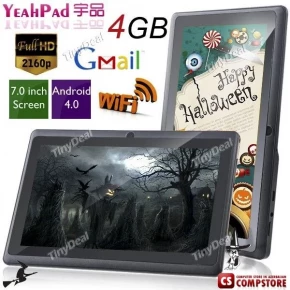 Планшет "Yeahpad" PillBox 7 " емкостный экран Android 4.0.3 4 Гб с WiFi (CPU: Allwinner A13 1GHz RAM 512M)