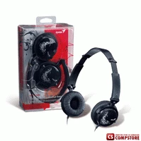 Наушник Genius HS-410F (Foldable headset/ Pouch/ Black)