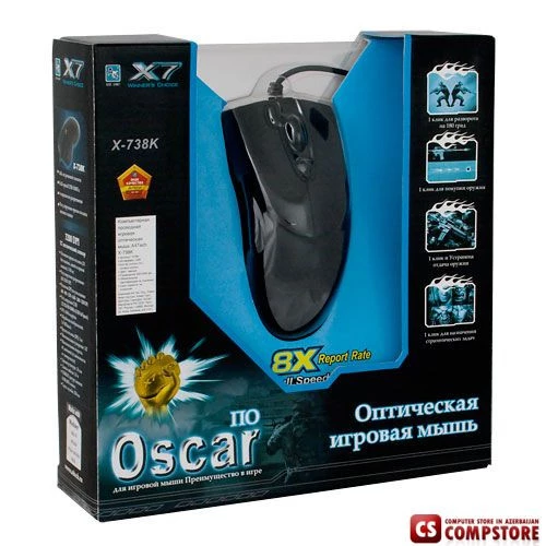 Gaming Mouse A4Tech X-738K X7 Series