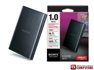 Sony HD-1 External Hard Drive 1 TB USB 3.0 Внешний жесткий диск 2.5"