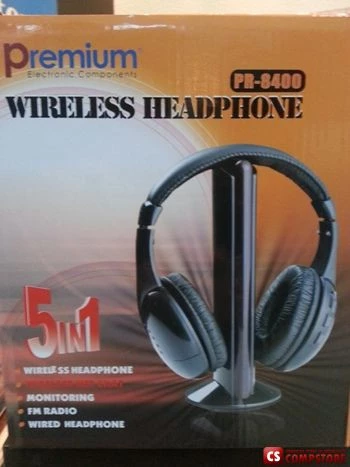 Wireless Наушник Premium PR-8400 (Audio/ MP3/ TV/ PC/ CD/ DVD/ FM Radio)