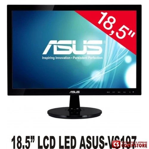 ASUS V197 (TN+Film/ 5000000:1/ 250 KD/ 1366x768)