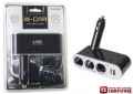 HUB авто  WF0100+USB & Triple Socket