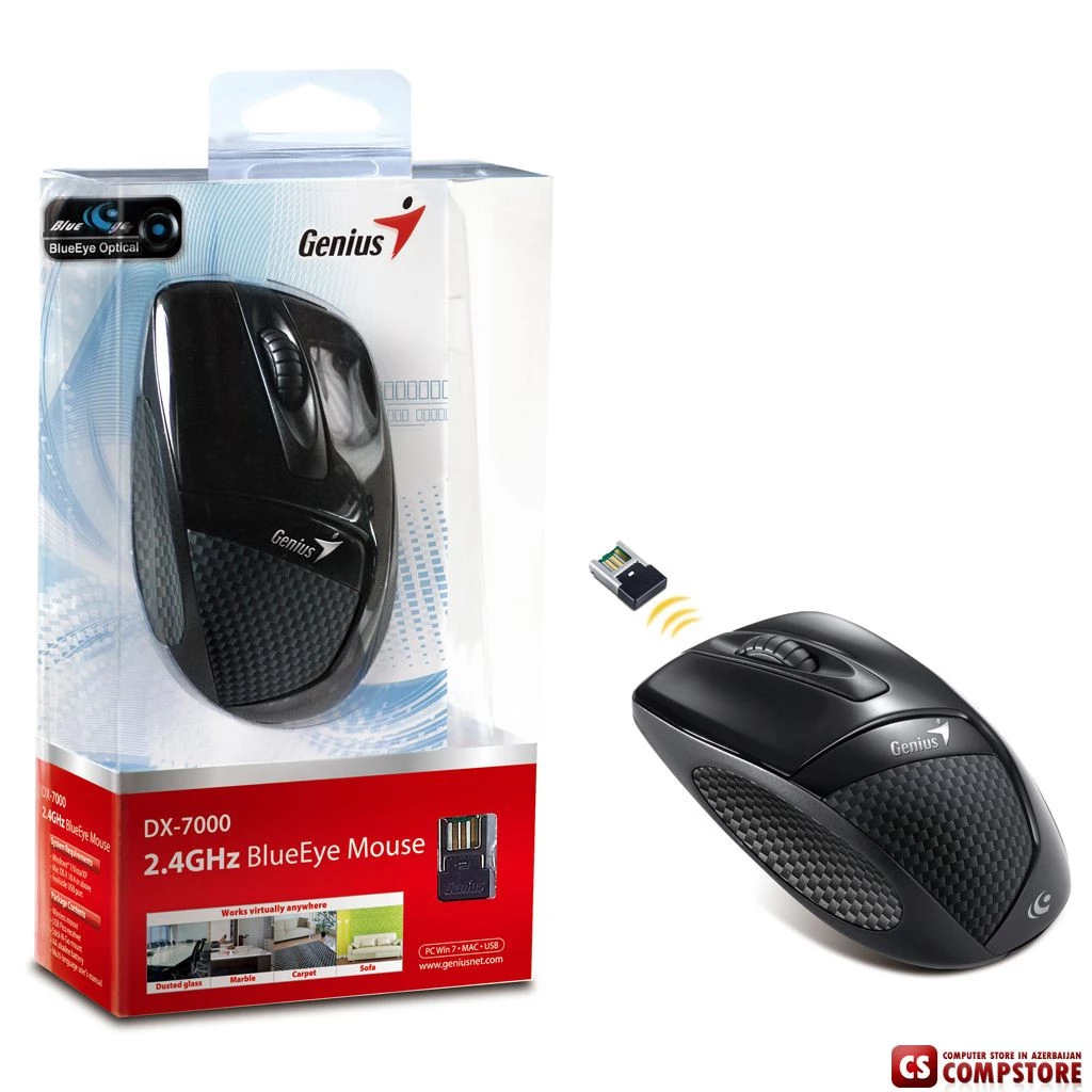 Genius DX-7000 2.4 GHz Wireless Optical BlueEyes Mouse
