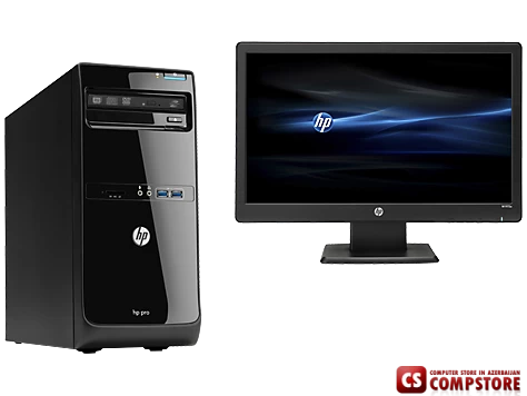 Компьютер HP Pro 3500 Microtower (D5S07EA)  (Intel® Core™ i3-3240/ HDD 500 GB 7200 rpm/ DDR3 4 GB/ Intel GMA HD4000/ DVD RW Super Multi/ LAN/ LED W1972a 18"5)