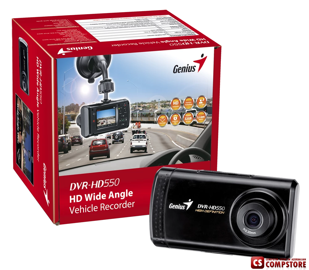 Genius DVR-HD550 Videoregistrator