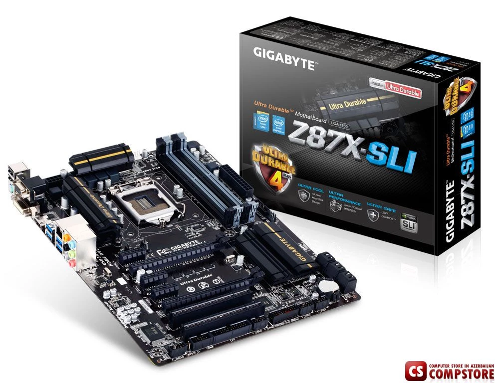 Mainboard Gigabyte GA-Z87X-SLI (Intel Z87, Haswell CPU, LGA 1150)
