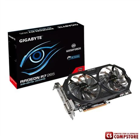 GIGABYTE AMD Radeon™ (GV-R7265WF2OC-2GD) (2 GB | 256 Bit)