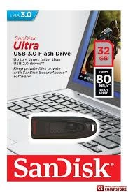 USB Flash Drive Sandisk Ulta 32 GB (USB 3.0)