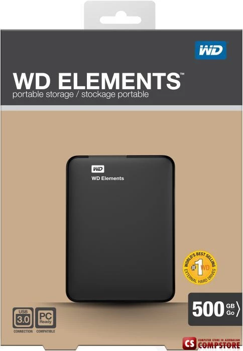 Western Digital Elements 500 GB External HDD