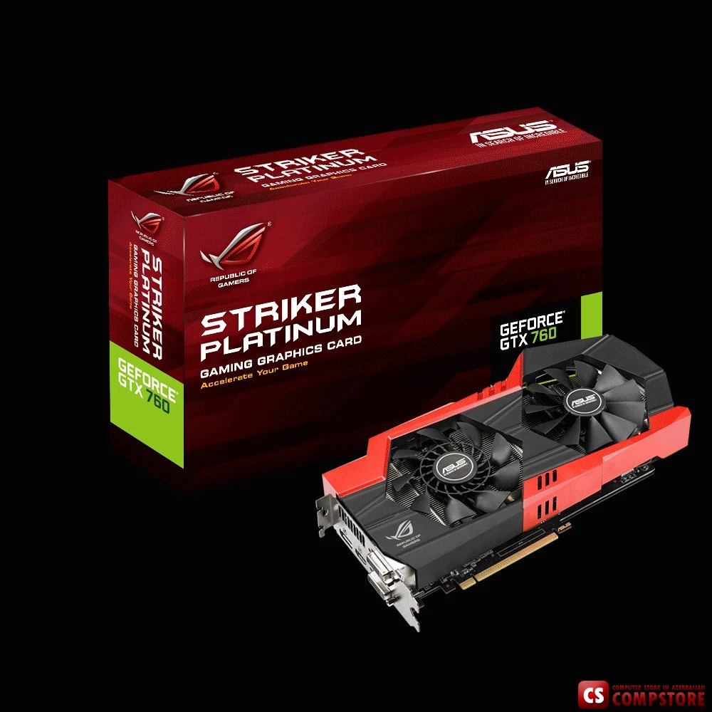 ASUS GEFORCE® GTX 760 ROG  (STRIKER-GTX760-P-4GD5) (4 GB | 256 Bit)