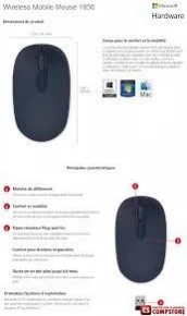 Беспроводная Microsoft Wireless Mobile Mouse 1850 (U7Z-00014)