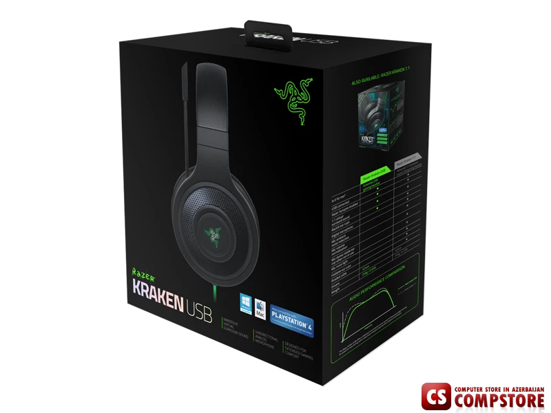 Razer Kraken USB - Essential Surround Sound Gaming Headset