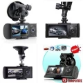 DVR R2300 G-sensor GPS Dual Lens HD 2.7" Car DVR Auto Crash CAM Camera