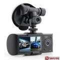 DVR R2300 G-sensor GPS Dual Lens HD 2.7" Car DVR Auto Crash CAM Camera