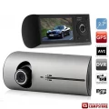 DVR R2300 G-sensor GPS Dual Lens HD 2.7" Car DVR Auto Crash CAM Camera