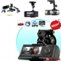 DVR R2300 G-sensor GPS Dual Lens HD 2.7" Car DVR Auto Crash CAM Camera